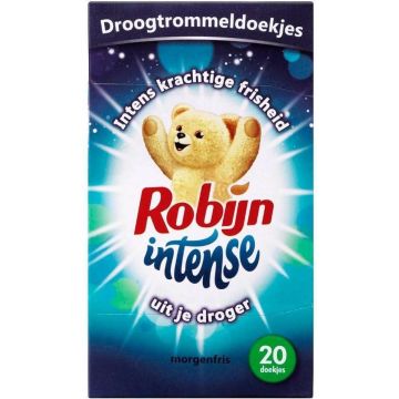 Robijn Morgenfris - 20 stuks - Droogtrommeldoekjes