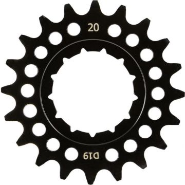 KMC kettingwiel Rohloff 1/8 inch 20T Staal zwart