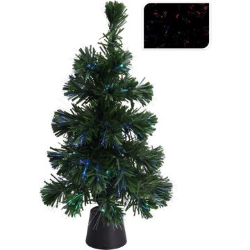 Kerstboom fiber led 45cm groen