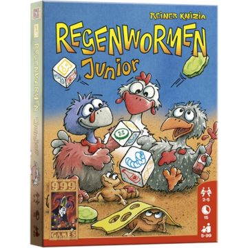 Regenwormen Junior (A13) Dobbelspel