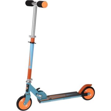 XQ Max Step inklapbaar met voetrem blauw en oranje