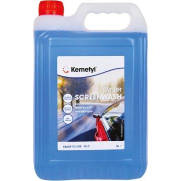 Kemetyl Ruitensproeiervloeistof -15°c Antivries 5 Liter Blauw