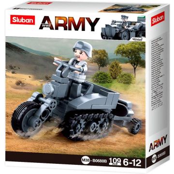 Sluban Army - Motor met Tracks