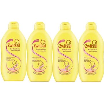 Zwitsal Baby Bodylotion 4 x 400 ml Voordeelverpakking