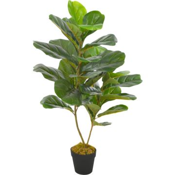 vidaXL Kunstplant met pot vioolbladplant 90 cm groen