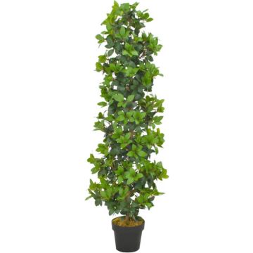 vidaXL Kunstplant met pot laurierboom 150 cm groen