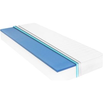 vidaXL Matras 18 cm visco-traagschuim 120x200 cm