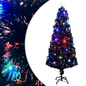 vidaXL Kunstkerstboom met standaard/LED 240 cm glasvezel