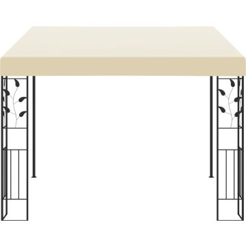 vidaXL Wandprieel 3x3x2,5 m crème