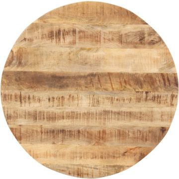 vidaXL Tafelblad rond 15-16 mm 40 cm massief mangohout