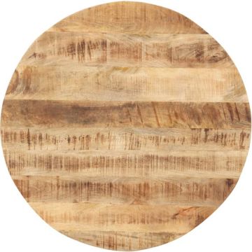 vidaXL Tafelblad rond 15-16 mm 70 cm massief mangohout