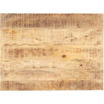 vidaXL Tafelblad 15-16 mm 70x60 cm massief mangohout