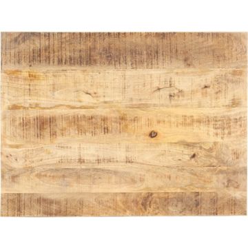 vidaXL Tafelblad 15-16 mm 80x60 cm massief mangohout