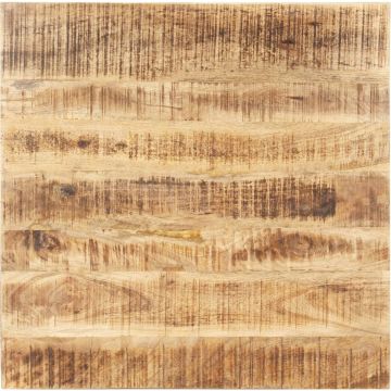 vidaXL Tafelblad 15-16 mm 70x70 cm massief mangohout