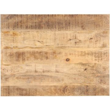 vidaXL Tafelblad 25-27 mm 70x60 cm massief mangohout