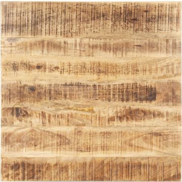 vidaXL Tafelblad 25-27 mm 70x70 cm massief mangohout