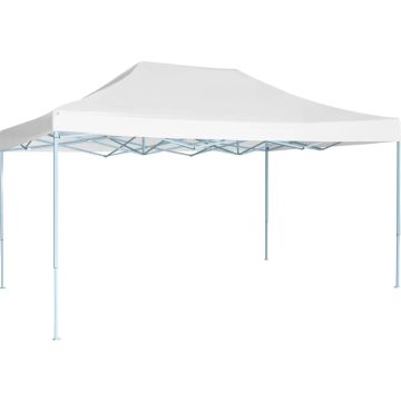 vidaXL Partytent inklapbaar 3x4 m staal wit