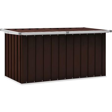 vidaXL Tuinbox 129x67x65 cm bruin