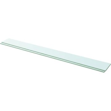 vidaXL Schappen 2 st 110x12 cm glas transparant