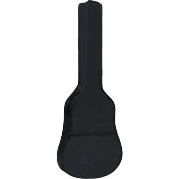 vidaXL Gitaartas voor 1/2 klassieke gitaar 94x35 cm stof zwart