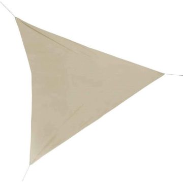 ProGarden Schaduwdoek driehoek 3,6x3,6x3,6 m zandkleurig