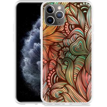 Geschikt voor Apple iPhone 11 Pro Hoesje Abstract colorful - Designed by Cazy