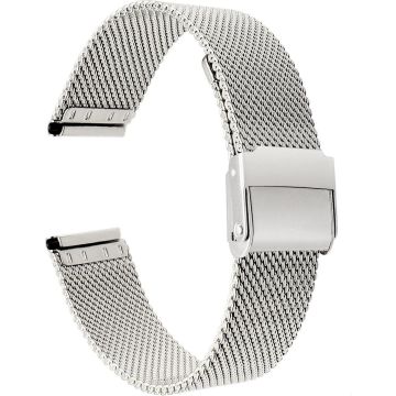Just in Case Garmin Venu Milanees armband - zilver