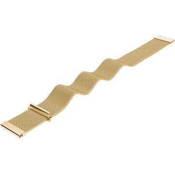 Just in Case Milanees armband voor Garmin Vivoactive 4S - Goud