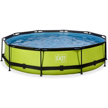 EXIT Lime zwembad ø360x76cm met filterpomp - groen