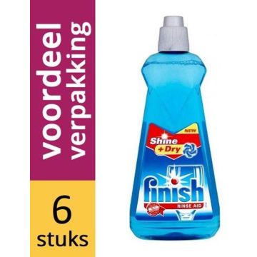 Finish Glansspoelmiddel Shine + Protect- 6 x 400 ml - voordeelverpakking