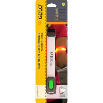Gato Sports - Neon Led armband USB - Groen