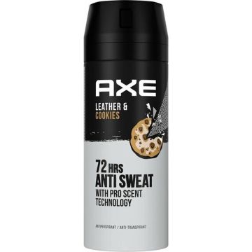 AXE Deo Spray 72H Dry - Leather &amp; Cookies - 150 ml