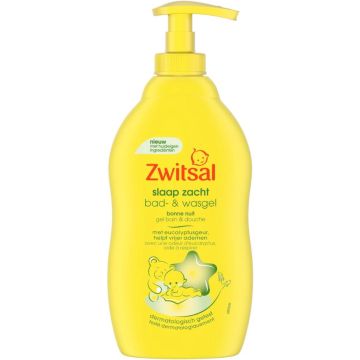 Zwitsal - Slaap Zacht - Bad &amp; Wasgel - Eucalyptus - 400ml