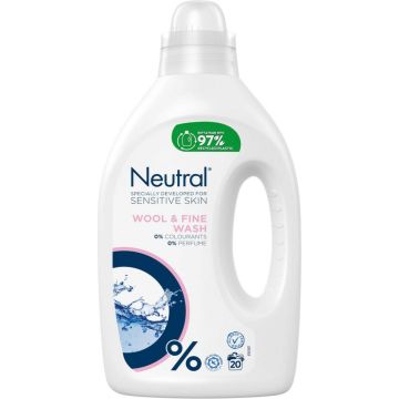 6x Neutral Vloeibaar Wasmiddel Fijnwas 1 liter