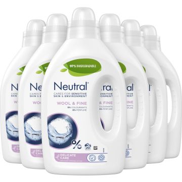 Neutral Voeibaar Fijnwasmiddel 5x 1L