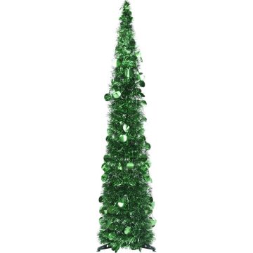 vidaXL Kunstkerstboom pop-up 120 cm PET groen