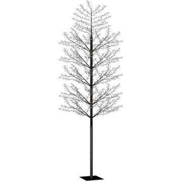 vidaXL Kerstboom 2000 LED's warmwit licht kersenbloesem 500 cm