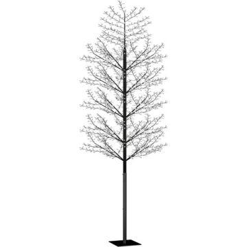 vidaXL Kerstboom 2000 LED's blauw licht kersenbloesem 500 cm