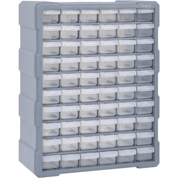 vidaXL Organiser met 60 lades 38x16x47,5 cm