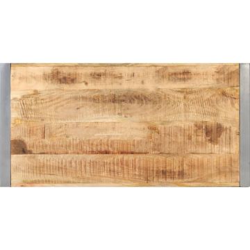 vidaXL Salontafel 120x60x40 cm ruw mangohout