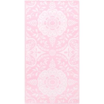 vidaXL Buitenkleed 160x230 cm PP roze