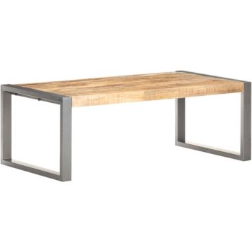 vidaXL Salontafel 110x60x40 cm ruw mangohout