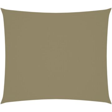 vidaXL Zonnescherm rechthoekig 2x2,5 m oxford stof beige