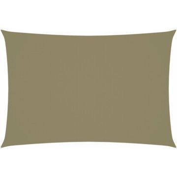 vidaXL Zonnescherm rechthoekig 2,5x4,5 m oxford stof beige