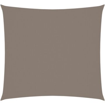 vidaXL Zonnescherm vierkant 2,5x2,5 m oxford stof taupe