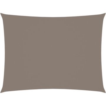 vidaXL Zonnescherm rechthoekig 2,5x3,5 m oxford stof taupe