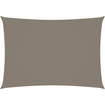 vidaXL Zonnescherm rechthoekig 2,5x4 m oxford stof taupe