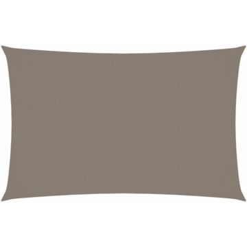 vidaXL Zonnescherm rechthoekig 2,5x5 m oxford stof taupe