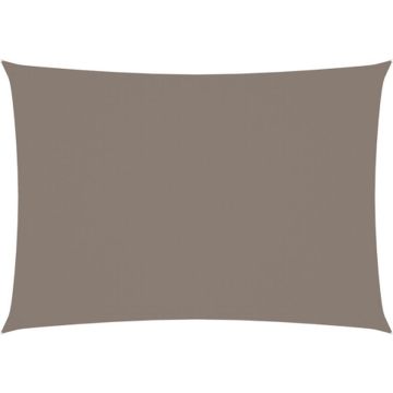 vidaXL Zonnescherm rechthoekig 3x5 m oxford stof taupe