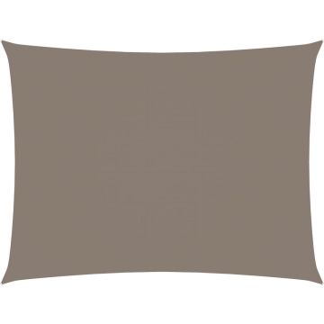 vidaXL Zonnescherm rechthoekig 5x7 m oxford stof taupe